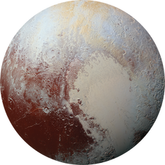Pluto. Elements of This Image Furnished by NASA.