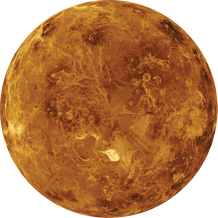 Venus. Elements of This Image Furnished by NASA.